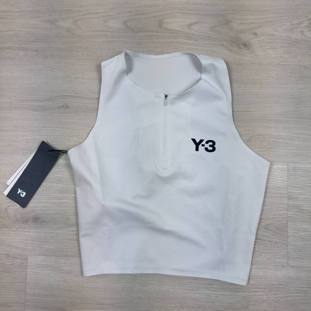 adidas Y-3 Tennis Pro Match Tank Top Womens XS Gray JM1147